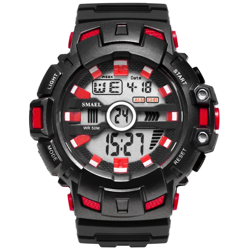  SMAEL LED Bracelet Digital  Men Watches Sport Waterproof 50M