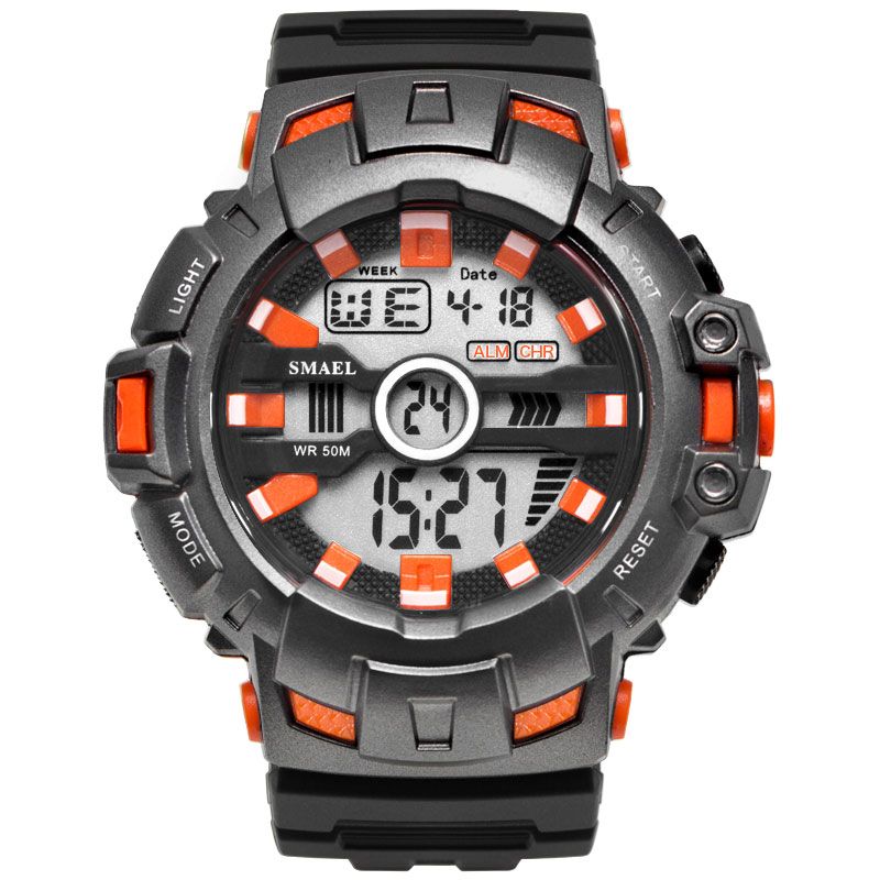  SMAEL LED Bracelet Digital  Men Watches Sport Waterproof 50M