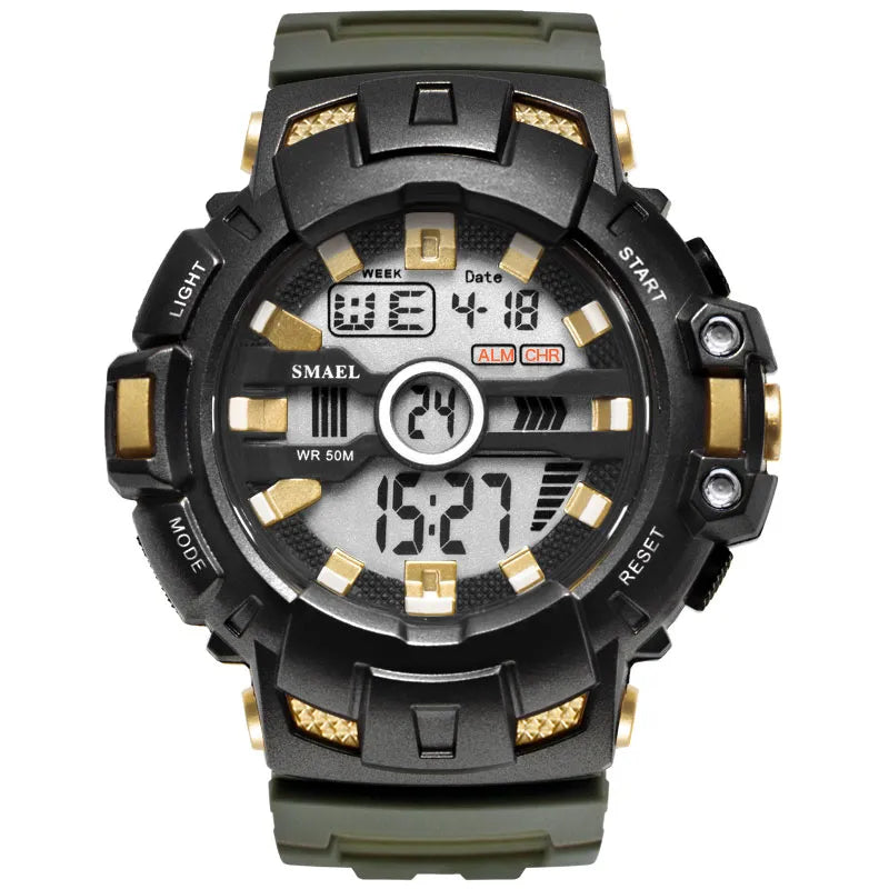  SMAEL LED Bracelet Digital  Men Watches Sport Waterproof 50M